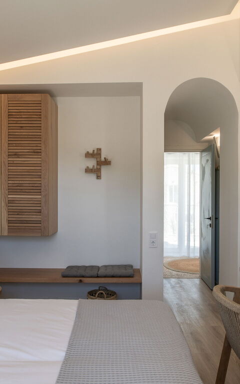 Villa Thea Mare Maistro: chambre à coucher