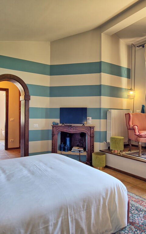 Villa Casciani: chambre à coucher