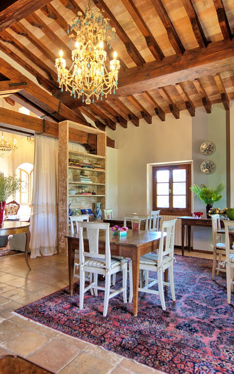 Villa Casciani: Salle à manger, Salon