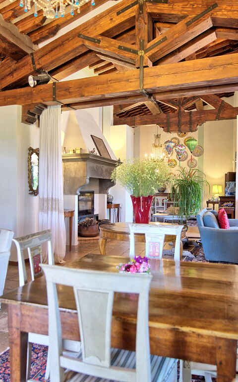 Villa Casciani: Salle à manger, Salon