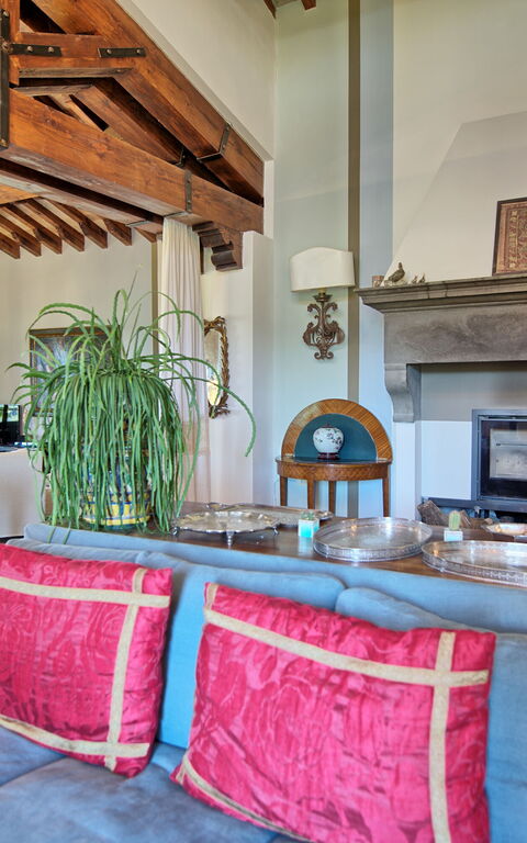 Villa Casciani: Salle à manger, Salon