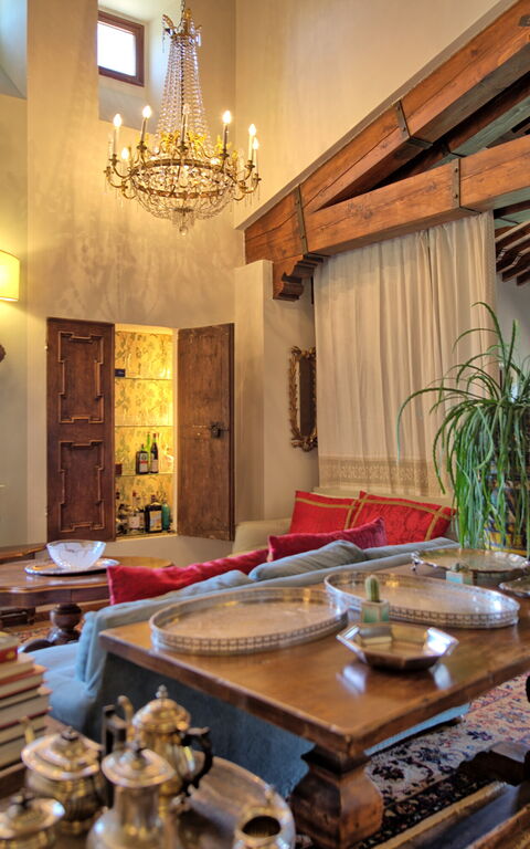 Villa Casciani: Salle à manger, Salon