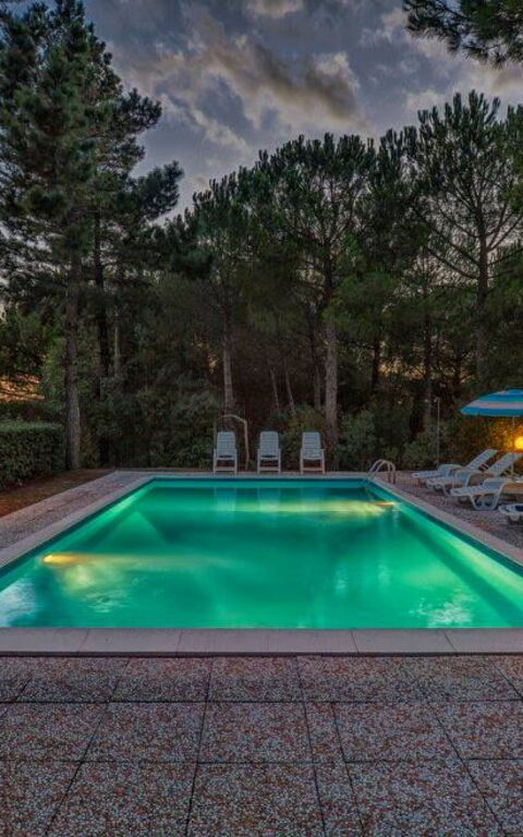 Leccino: bassin, Extérieur, Extérieurs