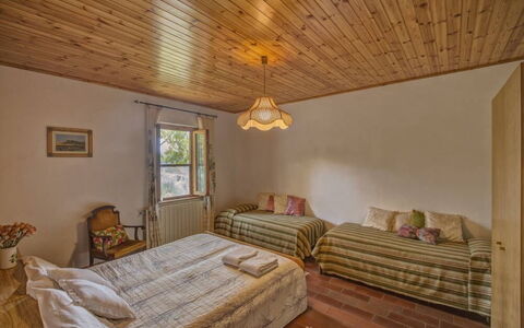 Logement Leccino 1: chambre à coucher