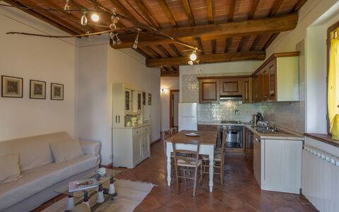 Logement Grillo: Cuisine, Salle à manger, Salon