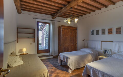 Logement Grillo: chambre à coucher