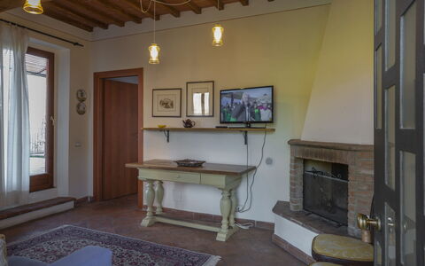 Logement La Maria e Cecco: Salon