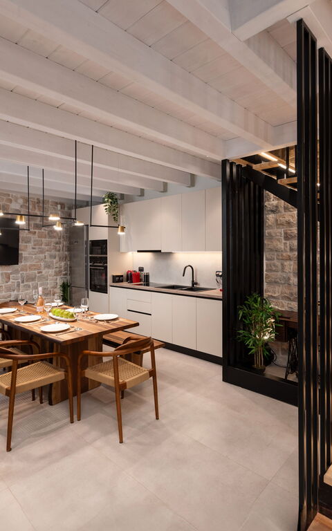 Villa Paul: Cuisine, Salon