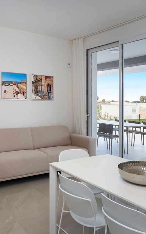 Villa Paradisus: Salle à manger, Salon