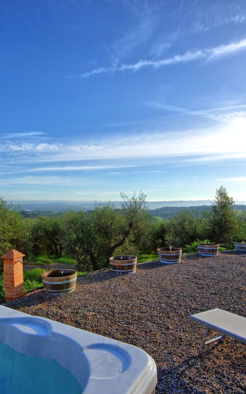 Casa Andrea: Extérieur, jacuzzi, Vues