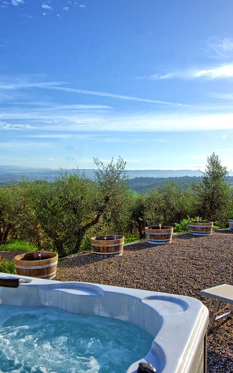 Casa Andrea: Extérieur, jacuzzi, Vues