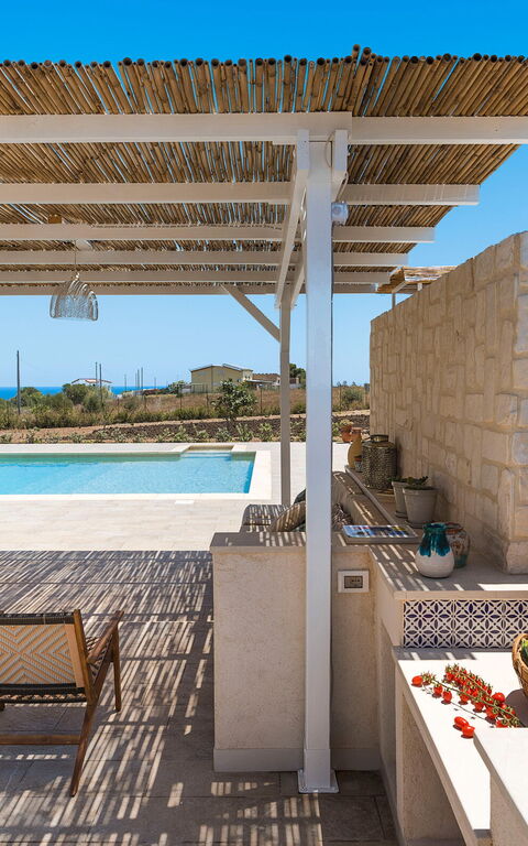 Villa Paolina: bassin, Extérieur, Extérieurs