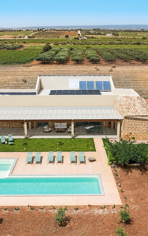 Villa Cavalè: bassin, Extérieur, Extérieurs, Jardin, Vues