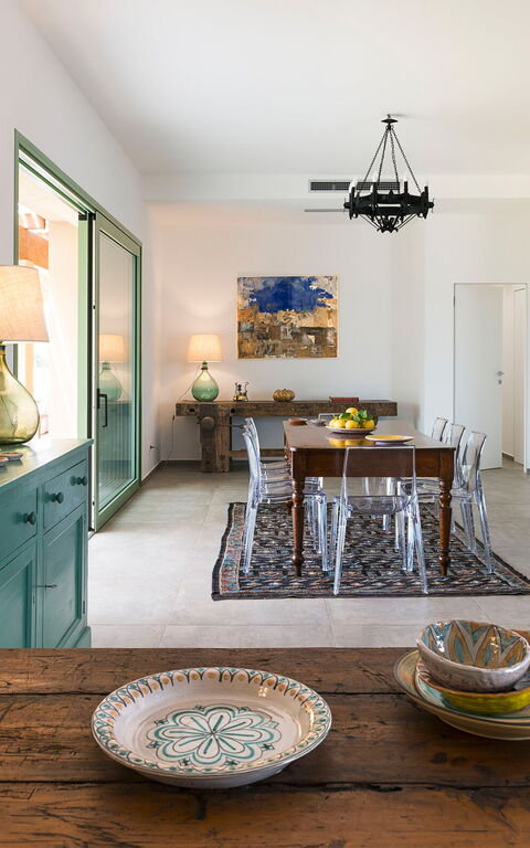 Villa Cavalè: Salle à manger, Salon