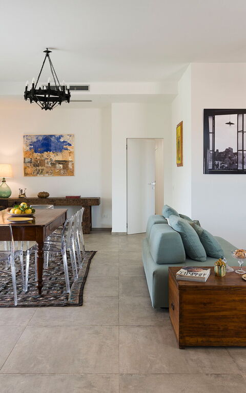 Villa Cavalè: Salle à manger, Salon