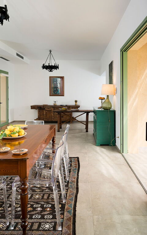 Villa Cavalè: Salle à manger, Salon