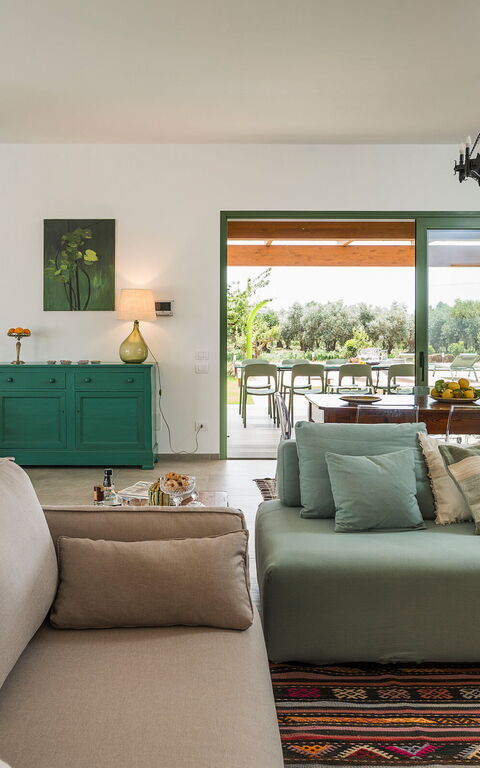 Villa Cavalè: Salle à manger, Salon