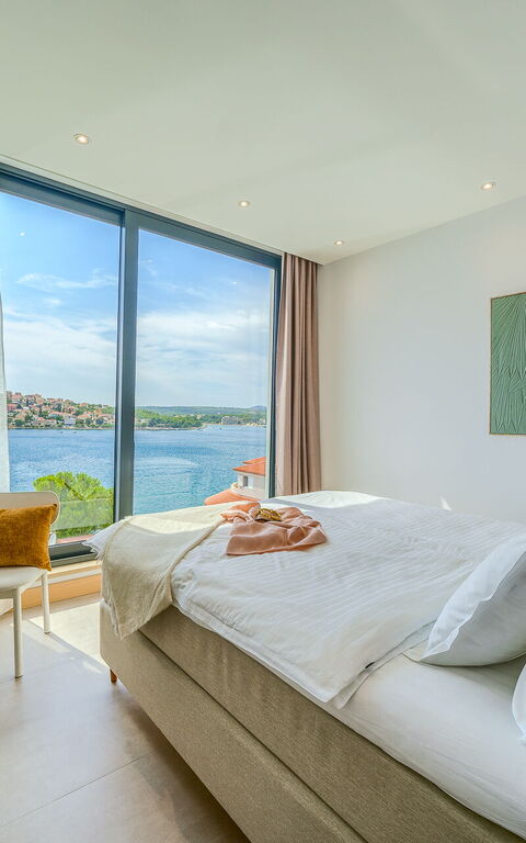 Villa Allina: chambre à coucher