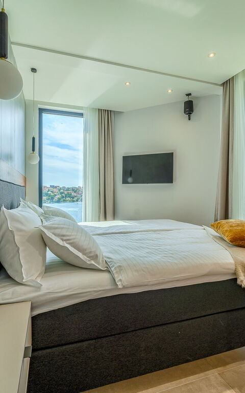 Villa Allina: chambre à coucher