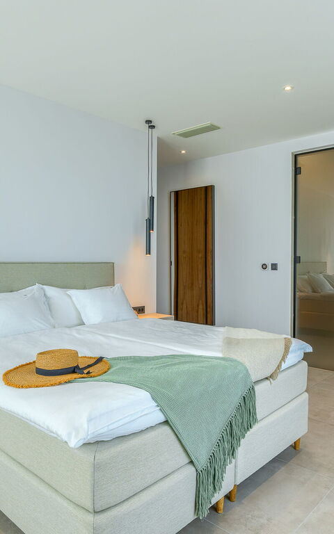 Villa Allina: chambre à coucher