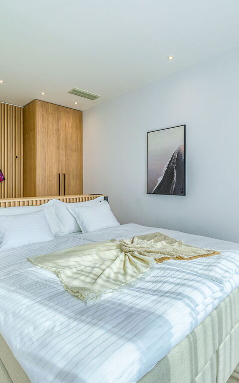 Villa Allina: chambre à coucher