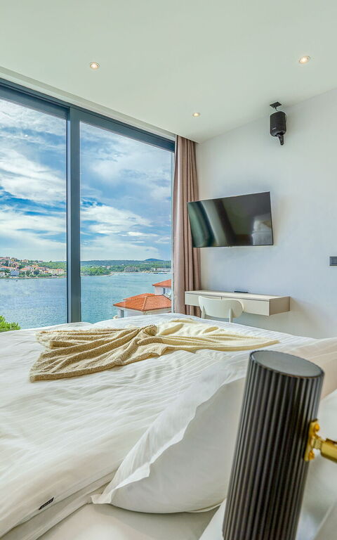 Villa Allina: chambre à coucher