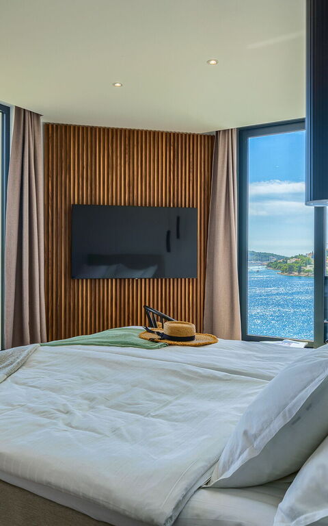 Villa Allina: chambre à coucher