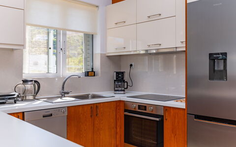 Logement Christianna Apartments 1: Cuisine, Salle à manger, Salon