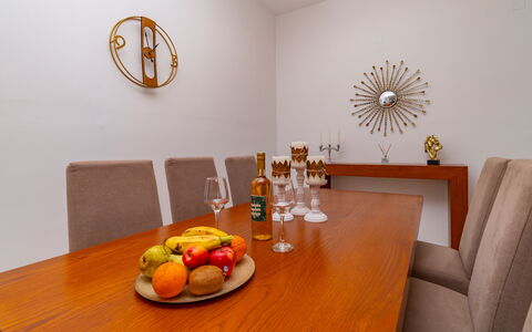 Logement Christianna Apartments 2: Cuisine, Salle à manger, Salon