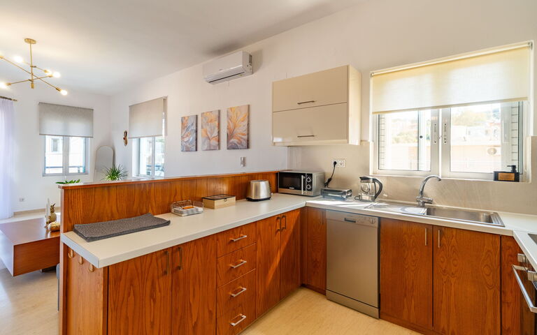 Logement Christianna Apartments 1: Cuisine, Salle à manger, Salon