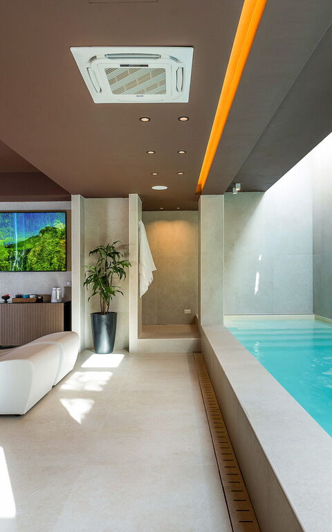 Villa Castalia: bassin, Bien-être, jacuzzi