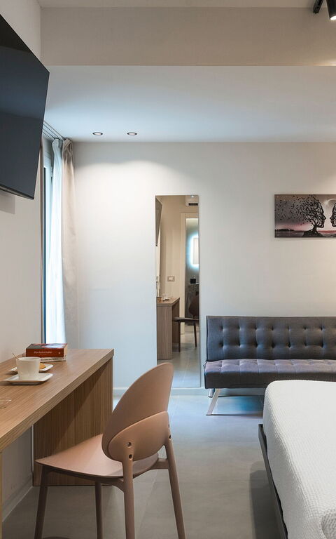 Villa Castalia: chambre à coucher