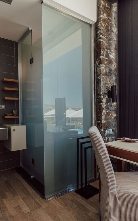 Villa Kera Panorama: chambre à coucher, Salle de bain