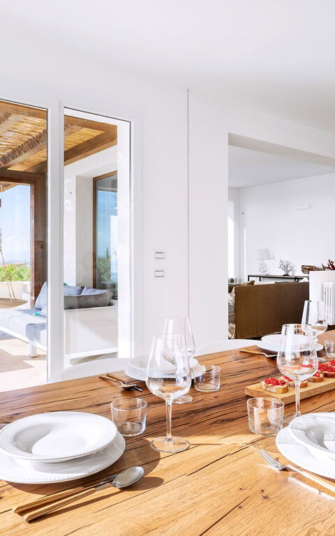 Villa Erakle: Salle à manger