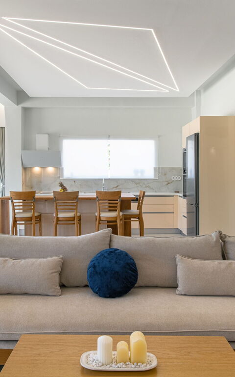 Villa Aurora Blue: Salon