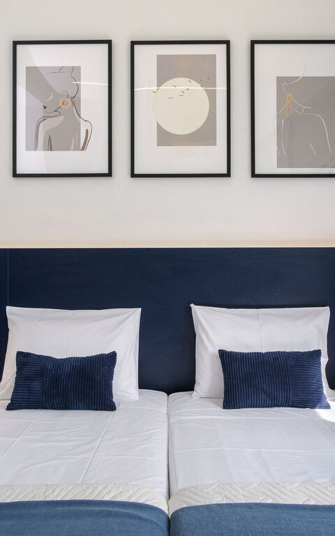 Villa Aurora Blue: chambre à coucher