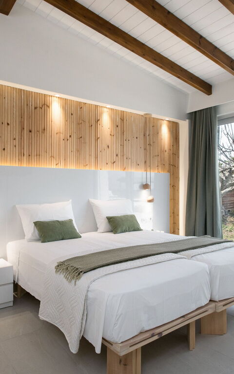 Villa Aurora Blue: chambre à coucher