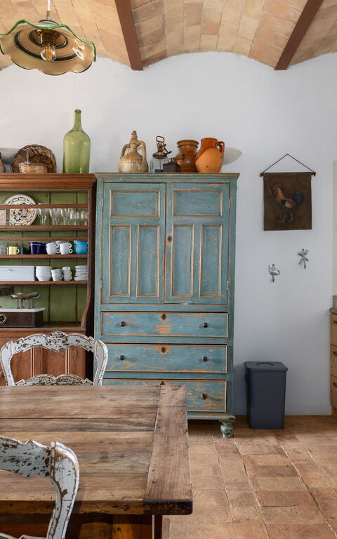 Casale Delle Mele: Cuisine, Salle à manger