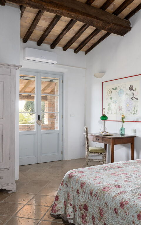 Casale Delle Mele: chambre à coucher