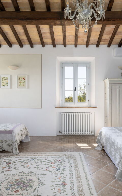 Casale Delle Mele: chambre à coucher