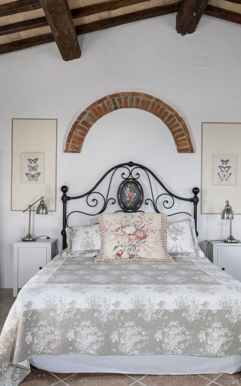 Casale Delle Mele: chambre à coucher