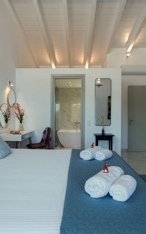 Villa Sunset: chambre à coucher