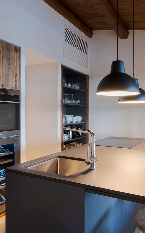 Villa Zigulì: Cuisine, Salle à manger