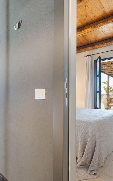 Villa Zigulì: chambre à coucher, Salle de bain