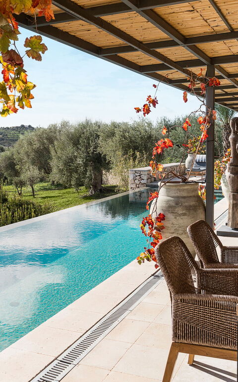 Villa Zigulotto: Balcon / Terrasse / Patio, bassin, Extérieur, Extérieurs, Vues