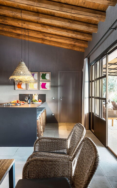 Villa Zigulotto: Cuisine, Salon