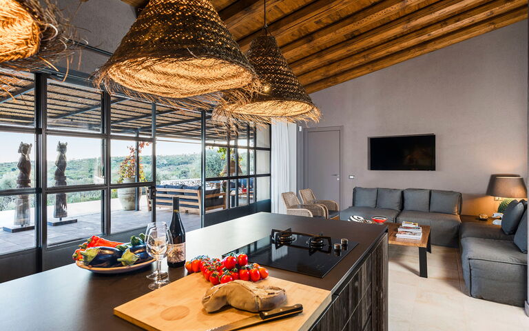 Villa Zigulotto: Cuisine, Salon