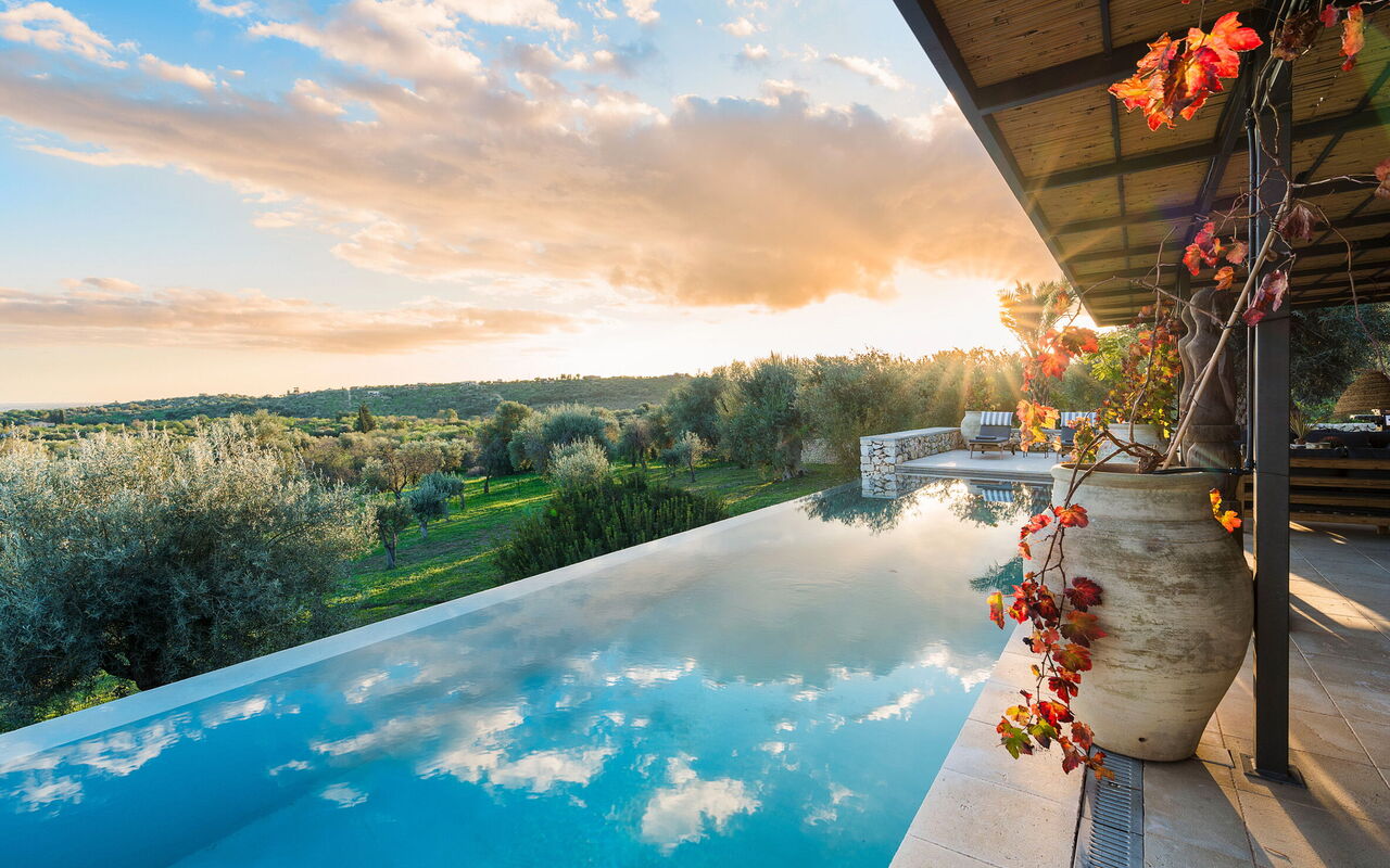 Villa Zigulotto: bassin, Extérieur, Extérieurs, Vues