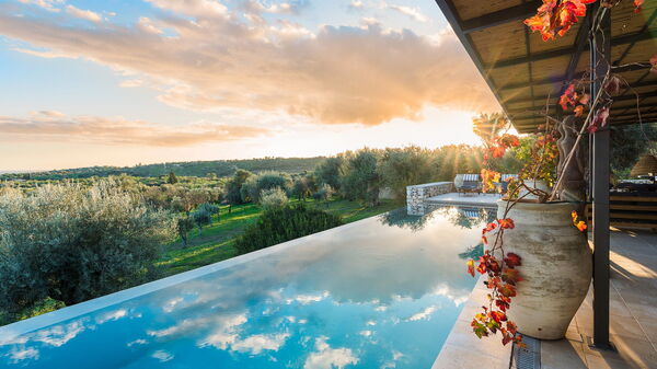 Villa Zigulotto: bassin, Extérieur, Extérieurs, Vues