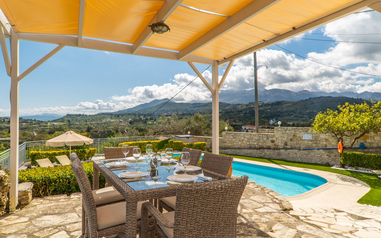 Villa Faye: Balcon / Terrasse / Patio, bassin, Été, Extérieur, Printemps, Vues
